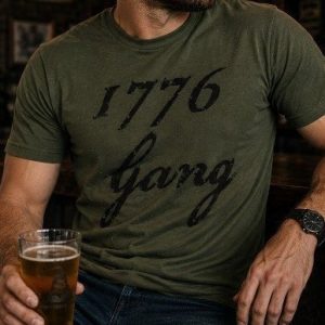 Distressed “1776 Gang” Tee