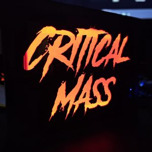 Critical Mass RGB LED Box Sign