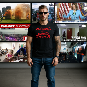 Democrats are Domestic Terrorists - T-Shirt