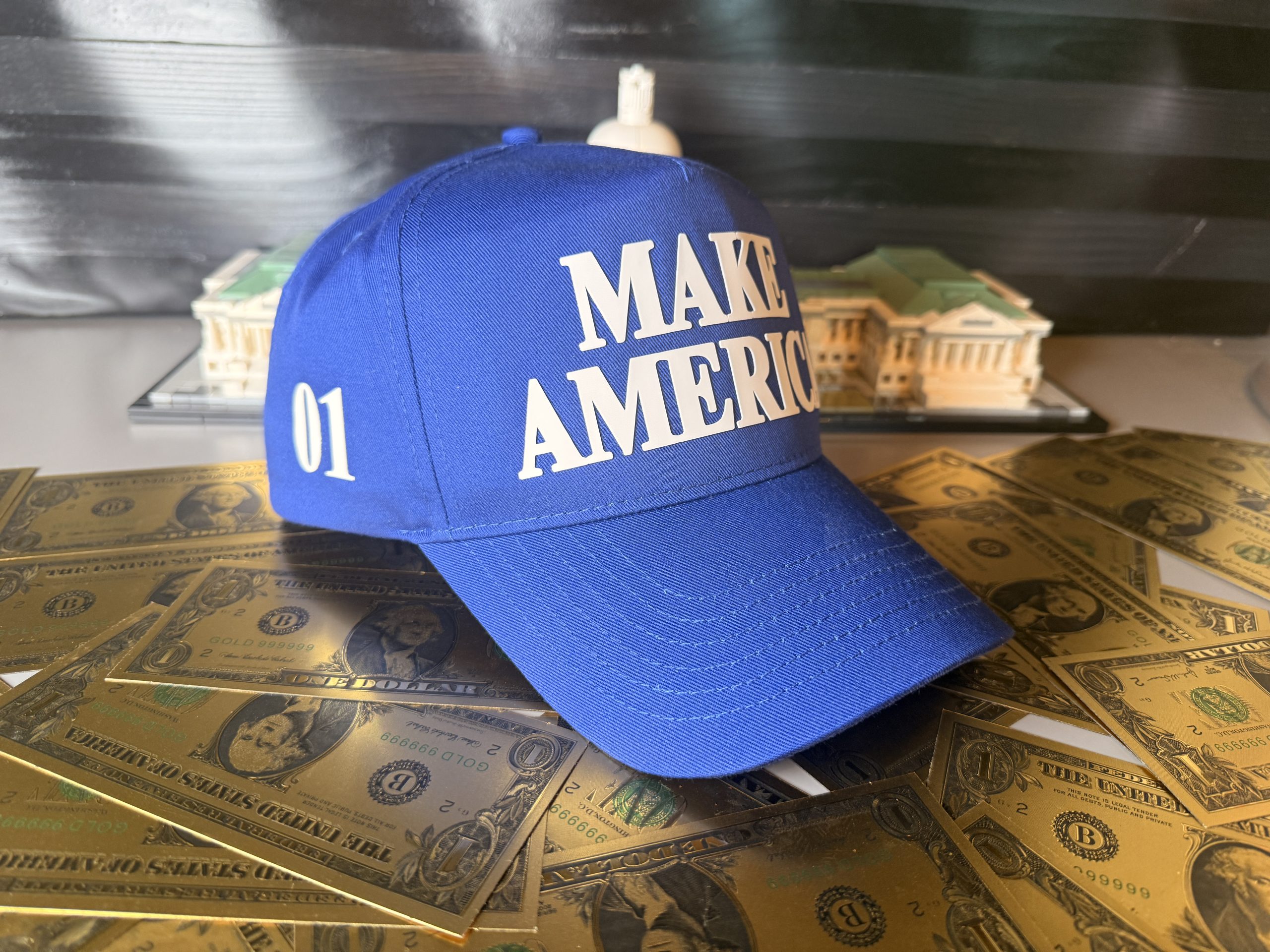 (LIMITED) MAKE AMERICA George Washington Hat. The Official/Unofficial Campaign Hat from 1789 - Image 3