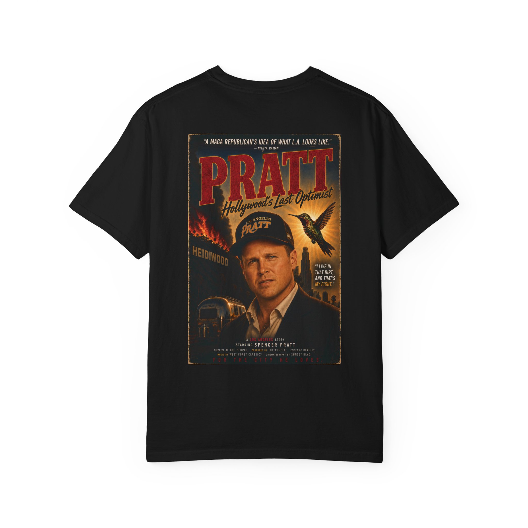 Pratt: Hollywood's Last Optimist Tee | Spencer Pratt - Image 3