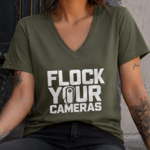 Women's Flock Your Cameras Relaxed V-Neck
