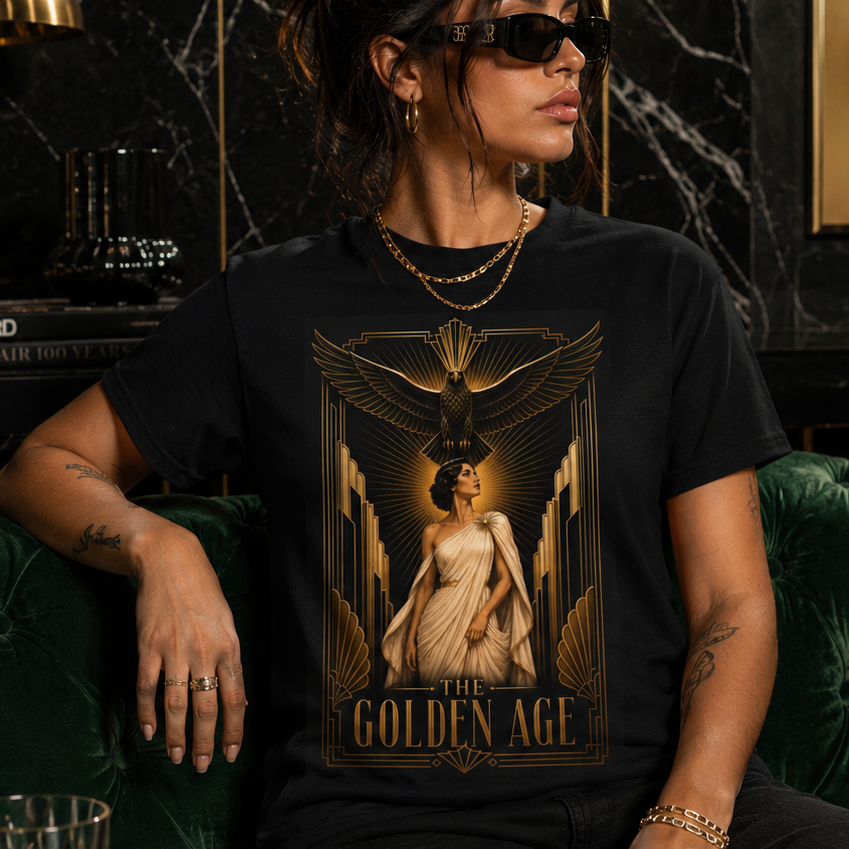The Golden Age Tee | Art Deco Collection