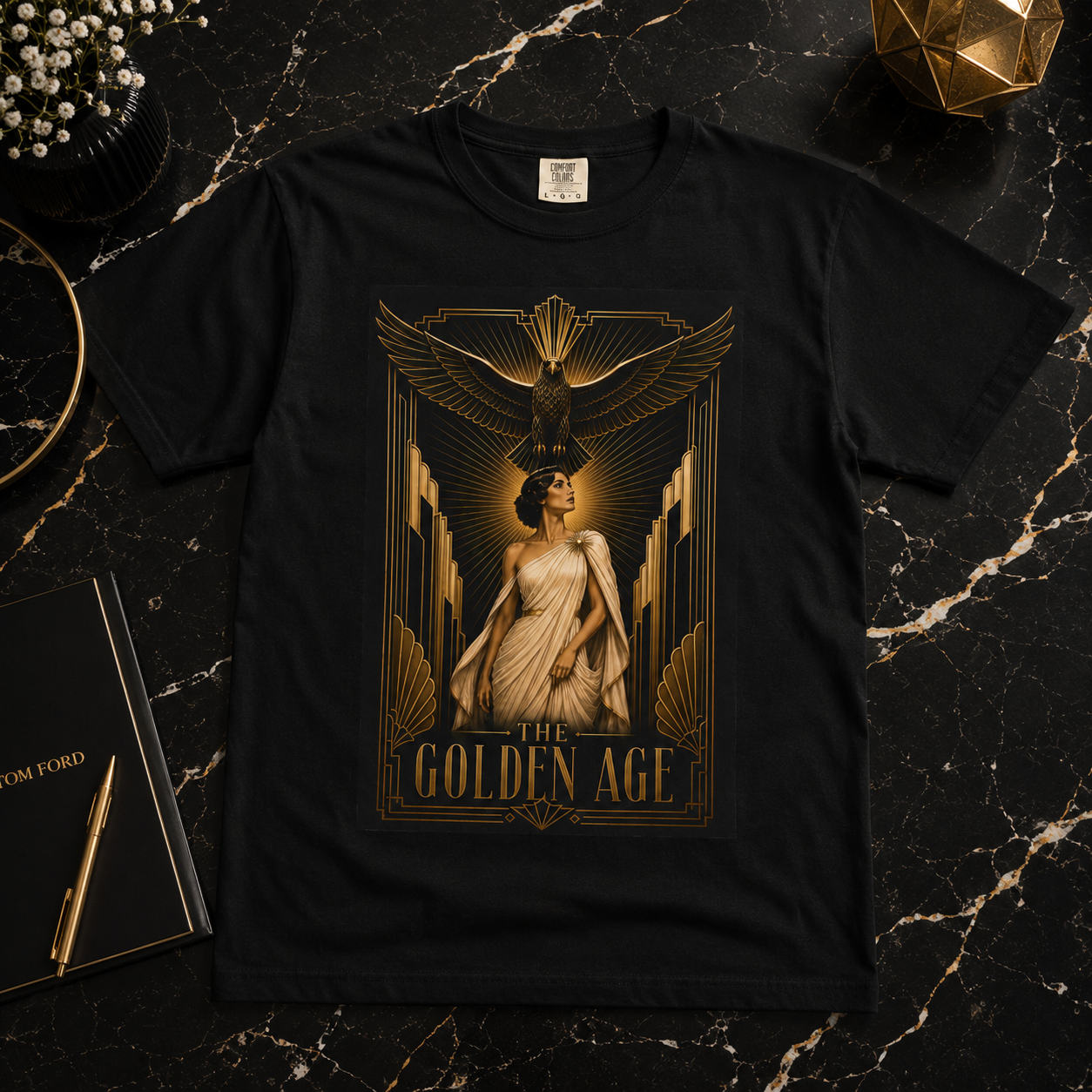 The Golden Age Tee | Art Deco Collection - Image 2
