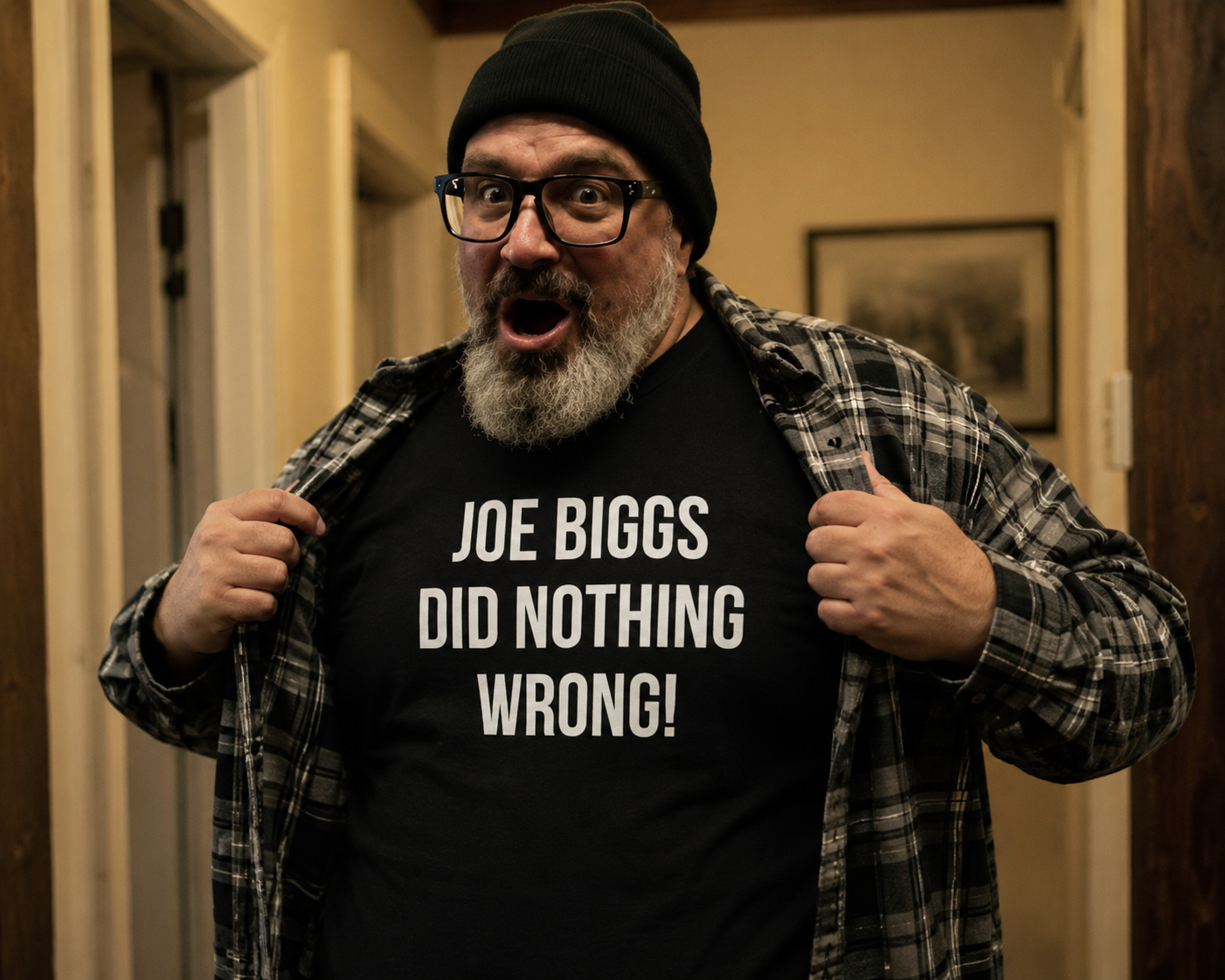 Joe Biggs Did Nothing Wrong Tee