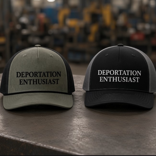 DEPORTATION ENTHUSIAST Rope Trucker Hat